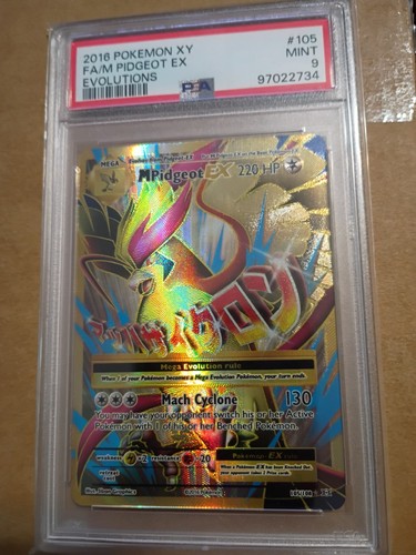 M Pidgeot-EX graded PSA 9 for sale on eBay