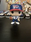 Funko Pop  Figure Josh Allen RARE NFL Rookie Draft #109 Buffalo Bills HAT  LOOSE