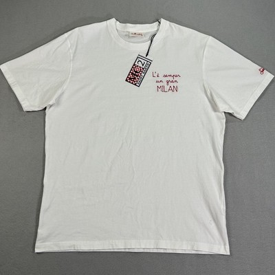 NWT MC2 Saint Barth T-shirt Men's XL (Large Fit) White Short Sleeve Portugal