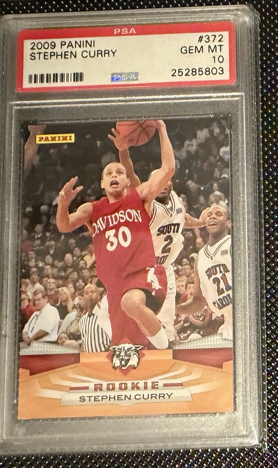 2009-10 Stephen Steph Curry Panini #372 Rookie RC PSA 10