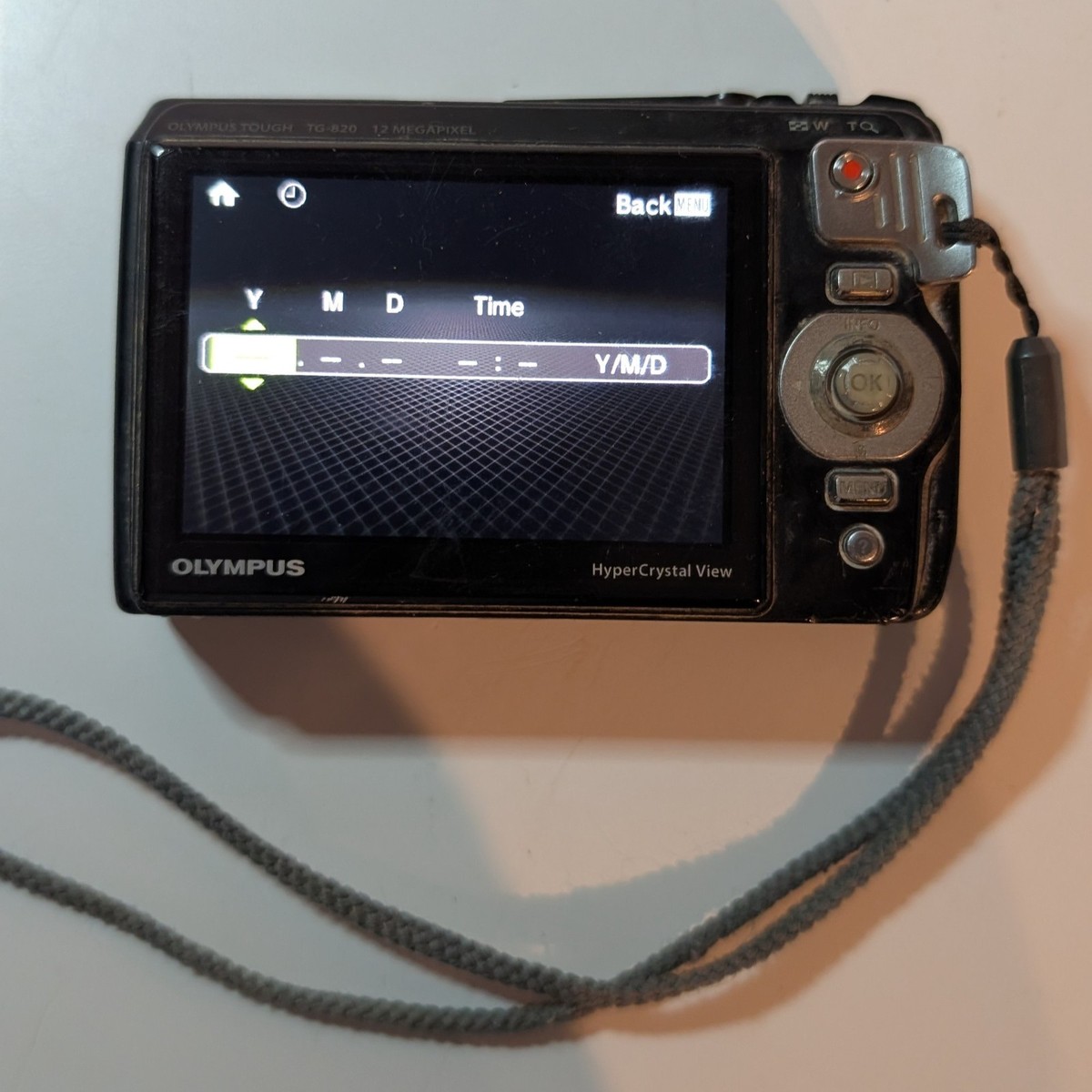 Olympus Tough TG-820 Digital Camera Black 12MP 5X Zoom Shock