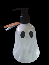 Spooky Halloween GHOST HAND SOAP DISPENSER Plastic Refillable Scented- Coconut