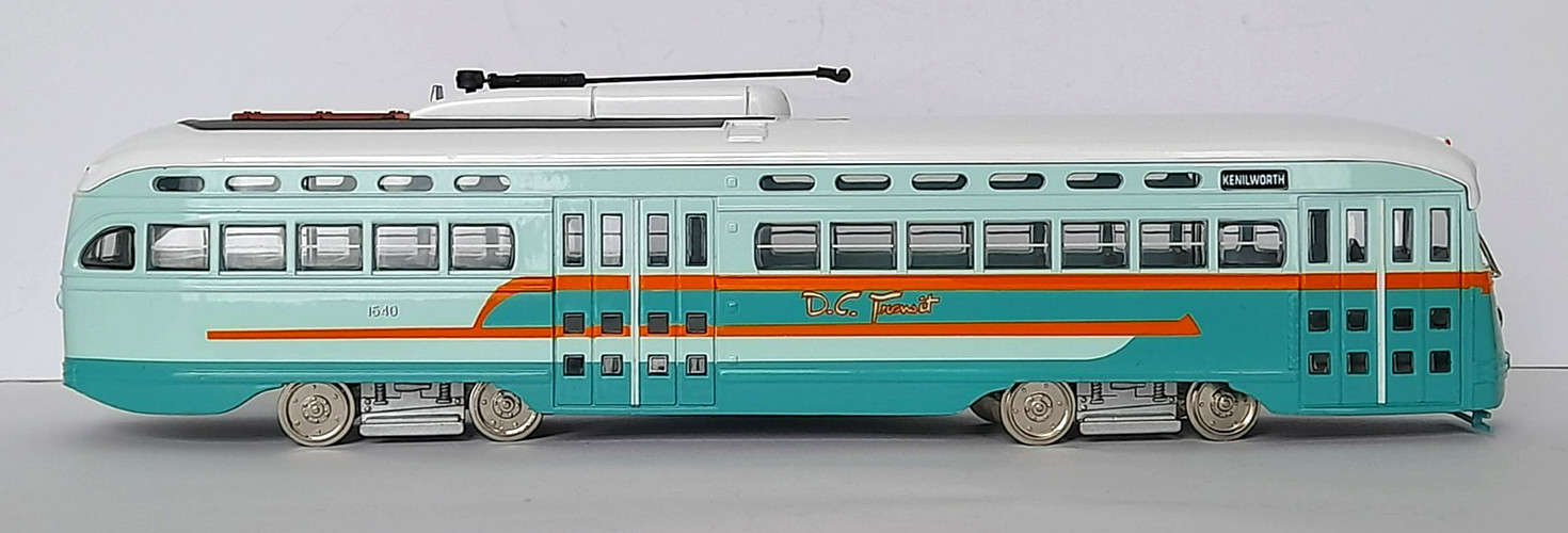 Corgi Diecast Collectables 55009 Washington DC Transit - PCC Streetcar No. 1540
