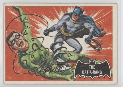 1966 OPC Batman Black Bat #46 The Bat-a-Rang — Raw