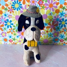Vintage R. Dakin  Co. Dream Pets "Saint Bernard Dog w/Wooden Barrel" Plush