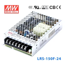 Mean Well LRS-150F-24 156W 24V 6.5A Single Output Switching Power Supply