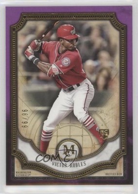 2018 Topps Museum Collection Amethyst 96/99 Victor Robles #95 5e4