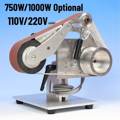 Brushless Electric Belt Sander Sanding Machine Polishing Grinding W/Sun Wheel