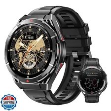 OUKITEL Smart Watch for Men GPS, 1.43" AMOLED Display, 5ATM Water