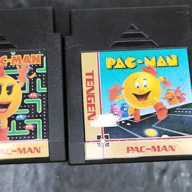 Nintendo NES Tengen PAC-MAN+MS. PAC-MAN Game Lot 2 Carts 8-Bit Tested Works✅