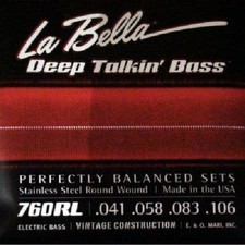 LA BELLA 760RL DEEP TALKIN EXTRA LONG LIGHT BASS GUITAR STRINGS