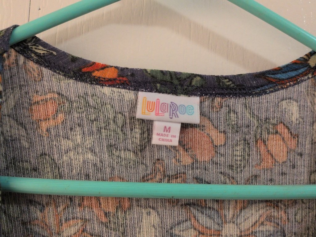 LuLaRoe Floral Patterned Open Front Cardigan - image 2