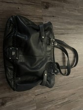 The Sak Black Pebbled Leather Hobo Shoulder Bag
