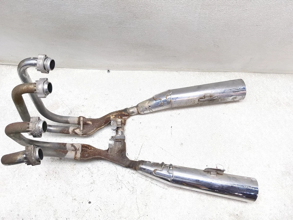 91-03 Honda CB750 Nighthawk 750 Full Exhaust Header Pipe Muffler - Image 2 of 4