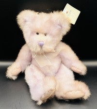 Russplus Treasures Lavender Teddy Bear 15" Shimmering Faux Fur With Tags