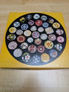 Vtg Springbok 500p puzzle - The Paperweight Puzzle, 1987 - Complete! Round! EUC!