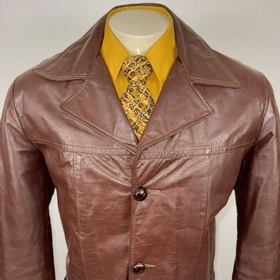 60s〜70sVintage Sears レザージャケット　38REG タロン Yahoo!オークション -「talonレザージャケット」(メンズファッション