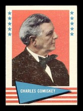 1961 Fleer #18 Charles Comiskey White Sox EX *5q