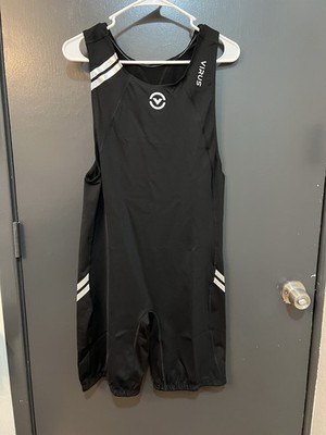 VIRUS Action Sport Performance Triathlon Suit Trisuit Skinsuit Cycling Sz XL