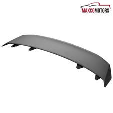 Spoiler Wing Fits 2010-2014 Ford Mustang Gt 4-pedestal Style Rear Trunk Black