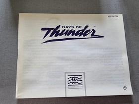Days Of Thunder , Jeux nintendo Nes * NES-YH-FRA *