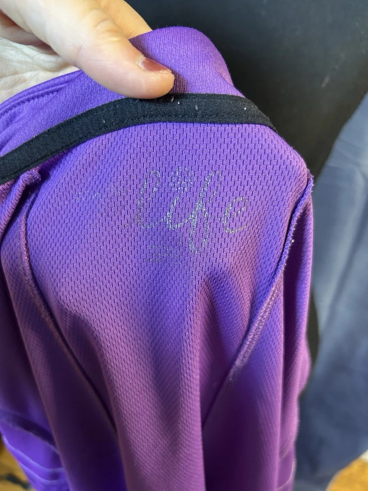 Traje de chándal Made For Life Y2K púrpura talla grande a rayas negras Foto 2 de 4