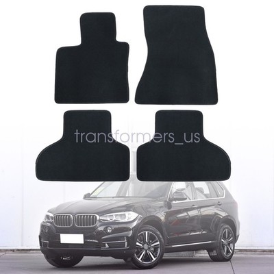 For BMW 2014-2018 X5 F15 /2015-2019 X6 F16 Front & Rear Floor Mats Carpet Velour