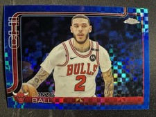 2025-26 Topps Chrome - Lonzo Ball #38 Blue X-Fractor