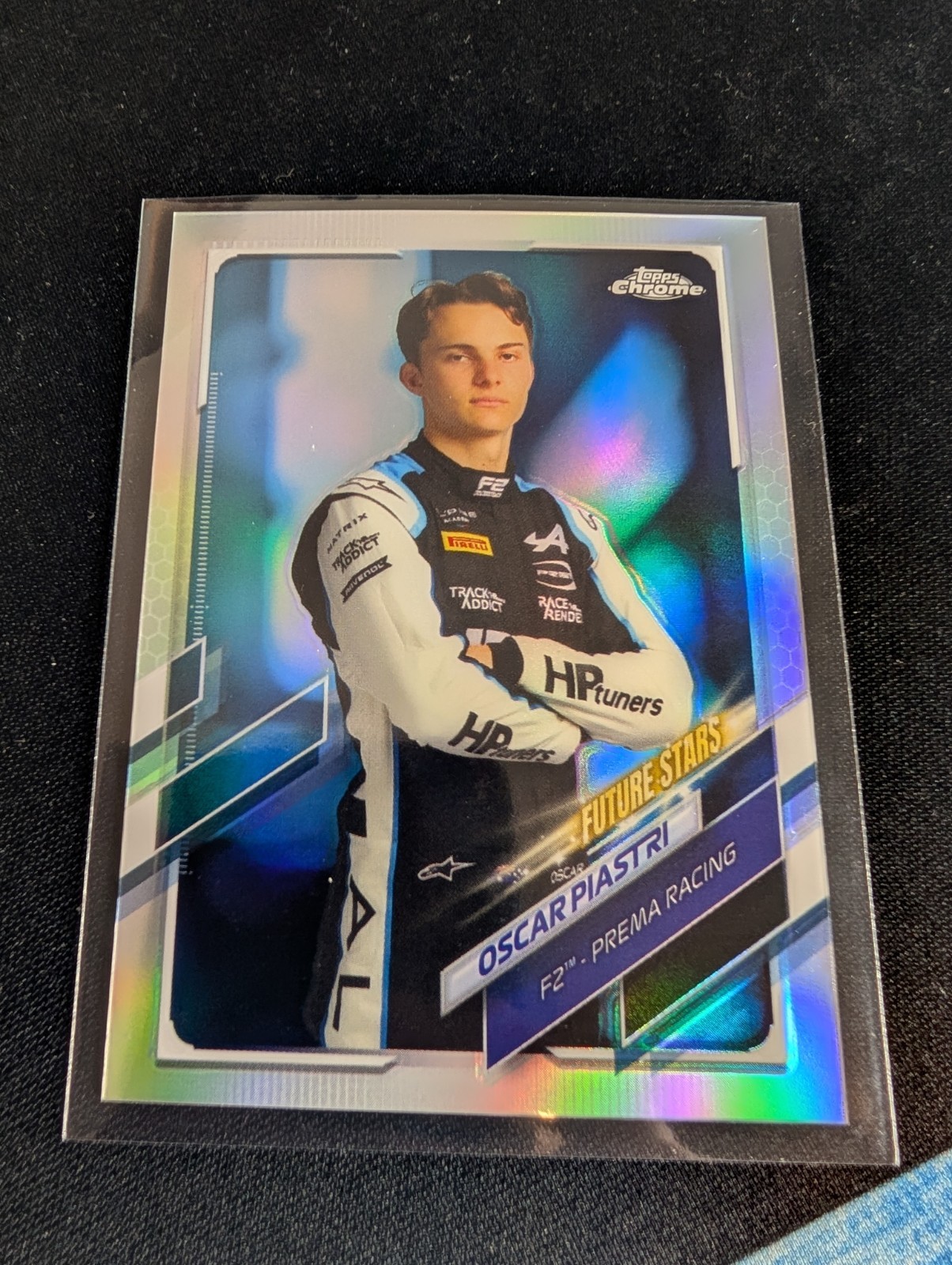 OSCAR PIASTRI 2021 Topps Chrome Formula 1 Future Stars Refractor #59
