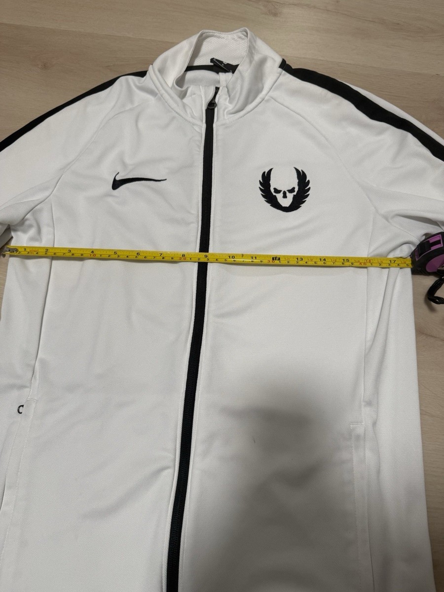 Nike Oregon Project Running Full Zip Jacket MED Spellout White
