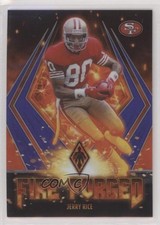 2021 Panini Phoenix Fire Forged Purple 21/125 Jerry Rice #5 HOF 04br