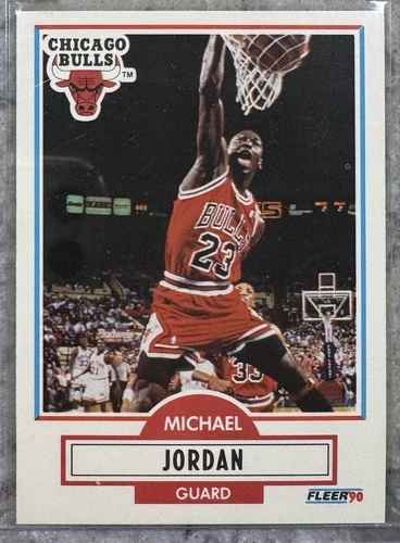 Fleer 1990 Fleer Michael Jordan Chicago Bulls #26