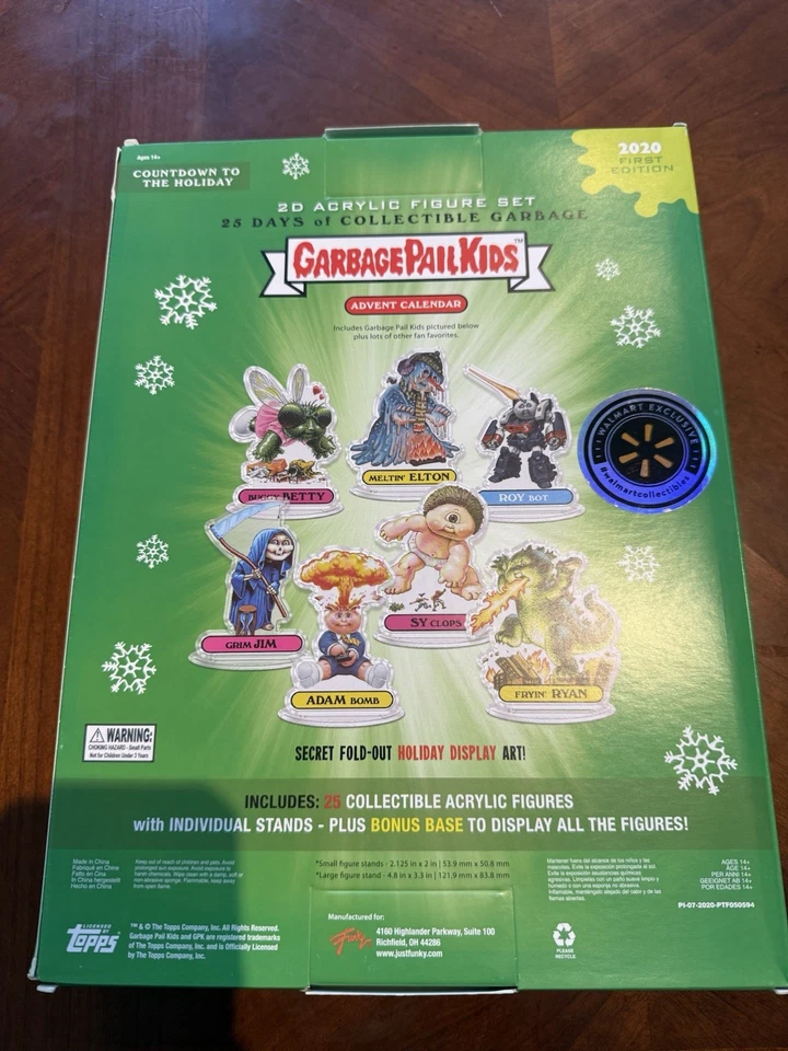 Garbage Pail Kids 2020 Calendario de Adviento 1ª Edición (NUEVO PRECINTADO) (CAJA DAÑADA) Foto 3 de 4
