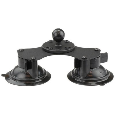 Ram Mount Dbl Suct Base 1  RAM-B-189B-202U