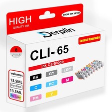 CLI-65 Ink Cartridge for PIXMA PRO-200 PIXMA PRO-200S B/M/C/Y/PC/PM/LGY/GY