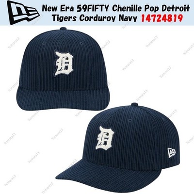 New Era 59FIFTY Chenille Pop Detroit Tigers Cord Navy 14724819
