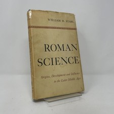 Roman Science by William H. Stahl HC First Edition  Very Good 1962