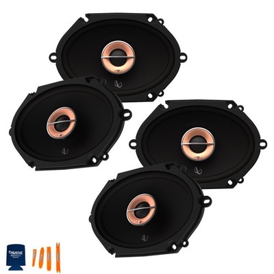 Infinity - Two Pairs of KAPPA683XF 6'' x 8'' (147mm x 205mm) Two-way Car Speakers