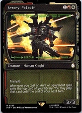 Armory Paladin (Showcase) R PIP Regular Universes Beyond: Fallout 337 NM