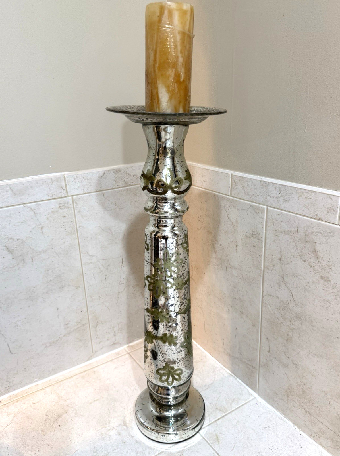 Antique Silver Finish Vintage Home