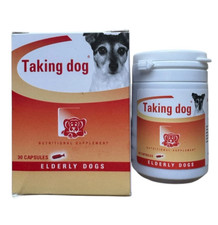 Taking Dog Supplement for Elderly Dogs 30 Capsules Exp 11/26