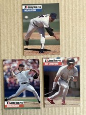 1993 Jimmy Dean Baseball 3-Card Lot: Nolan Ryan, Doug Drabek, Ray Lankford