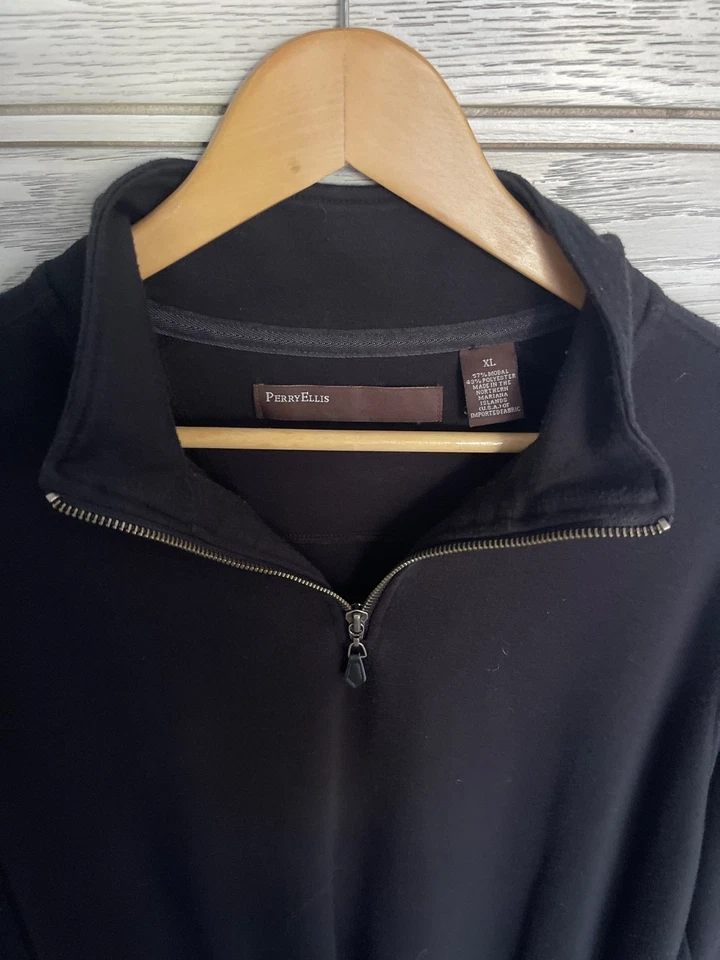 Mens Perry Ellis 1/2 zip pullover - Image 2 of 3