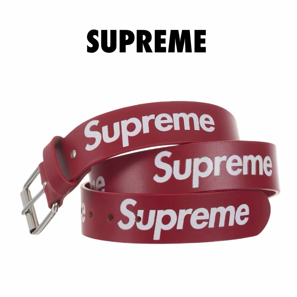 Supreme Leather Belts for Men for sale - eBay