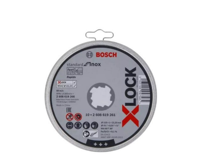 #ad Bosch Professional 2608619266 Pack of 10 Straight Cutting Disc Standard INOX $18.05
