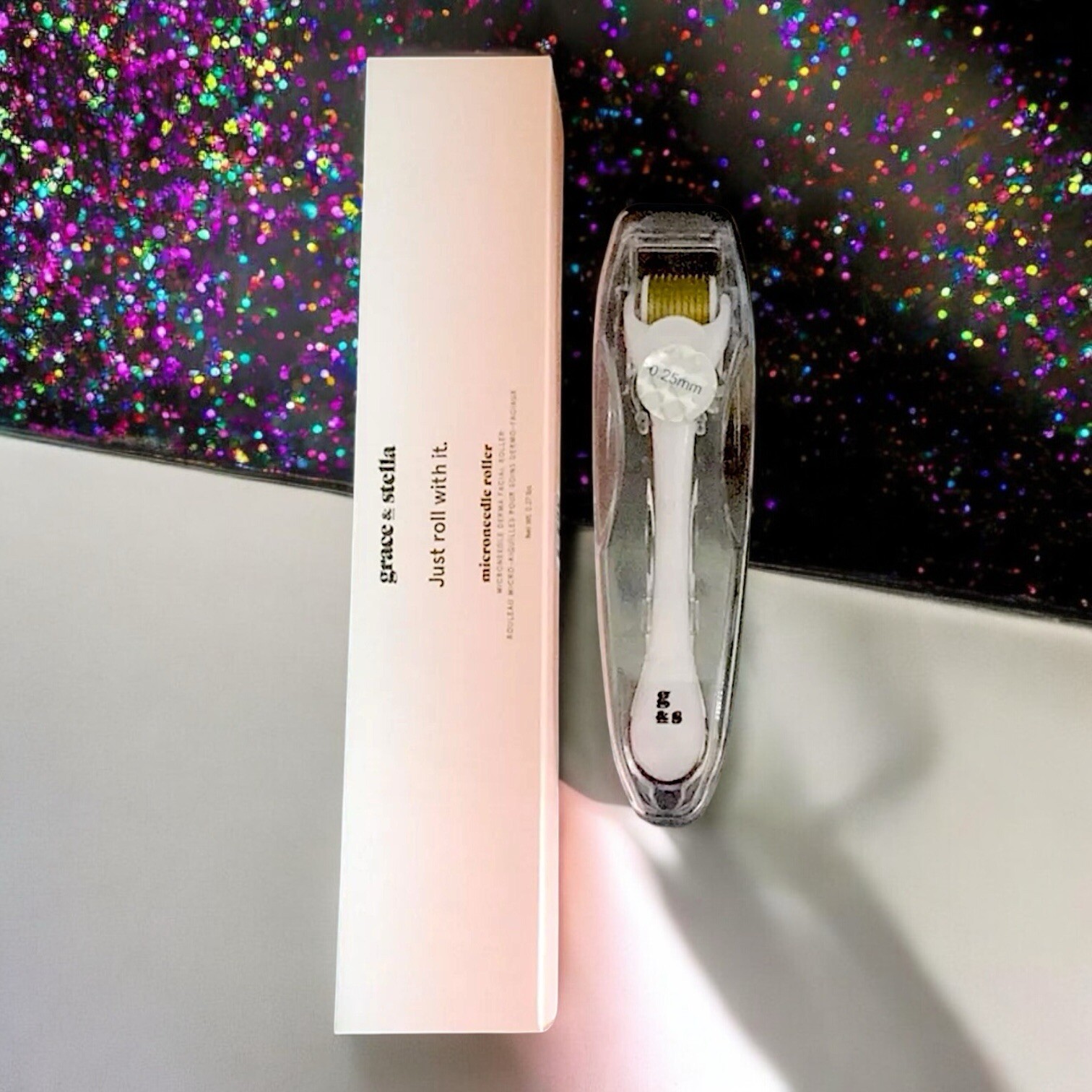 Grace And Stella Just Roll With It Microneedle Facial Roller Brand New In Box