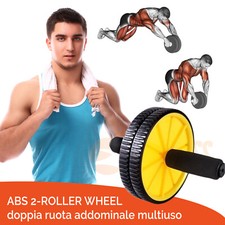 Ruota per addominali attrezzo schiena spalle Fitness esercizi a casa ALLENAMENTO