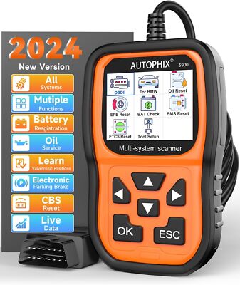 Autophix 5900 For BMW Full System Diagnostic OBD2 Scanner Battery Registration