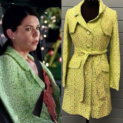 Grünes Tweed-Sakko Lorelai Gilmore Mädchen ASO Größe XS Y2K Banana Republic neu mit Etikett