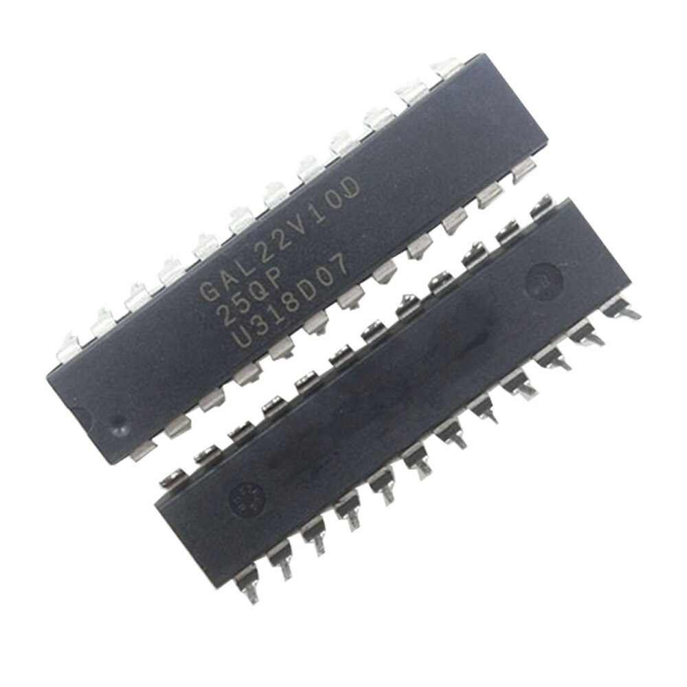 Lot De 5 Circuits Intégrés GAL22V10D-15LPN - DIP-24 Neufs - Pour Projets électroniques, Réparation